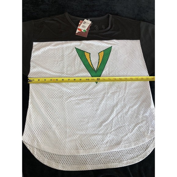 Women's XFL Tampa Bay Vegas Vipers Mesh White Football Jersey Top Large Ladies - Picture 16 of 16